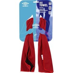 быстросохнущее спортивное полотенце 90x30 см, красное цена и информация | Полотенца | 220.lv