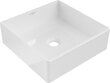 Keramikas izlietne galda virsmas Silla white 35x35x11 cm цена и информация | Izlietnes | 220.lv