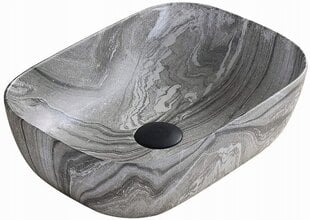 Keramikas izlietne galda virsmas Silla 45,5x32,5x13,5 cm cena un informācija | Izlietnes | 220.lv
