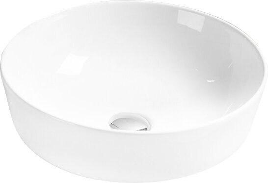 Keramikas izlietne galda virsmas Silla white 41,5x41,5x13,5 cm cena un informācija | Izlietnes | 220.lv