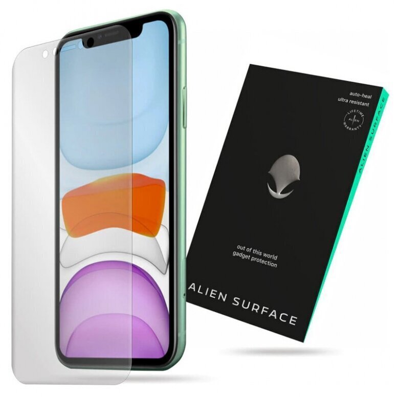 Aizsargplēve Alien Surface iPhone 11 / XR cena un informācija | Ekrāna aizsargstikli | 220.lv