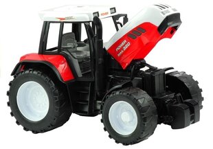 Rotaļu traktors ar siena ruļļu presi Lean Toys, 3 d. cena un informācija | Rotaļlietas zēniem | 220.lv