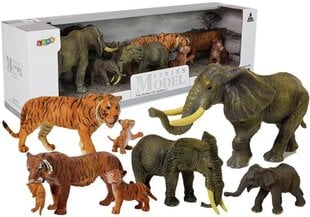 Figūriņu komplekts Dzīvnieki Safari Lean Toys The World of Animals, 7 gab. цена и информация | Игрушки для девочек | 220.lv