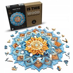 Koka puzle Zila mandala Wood You Do, 140 d. цена и информация | Пазлы | 220.lv