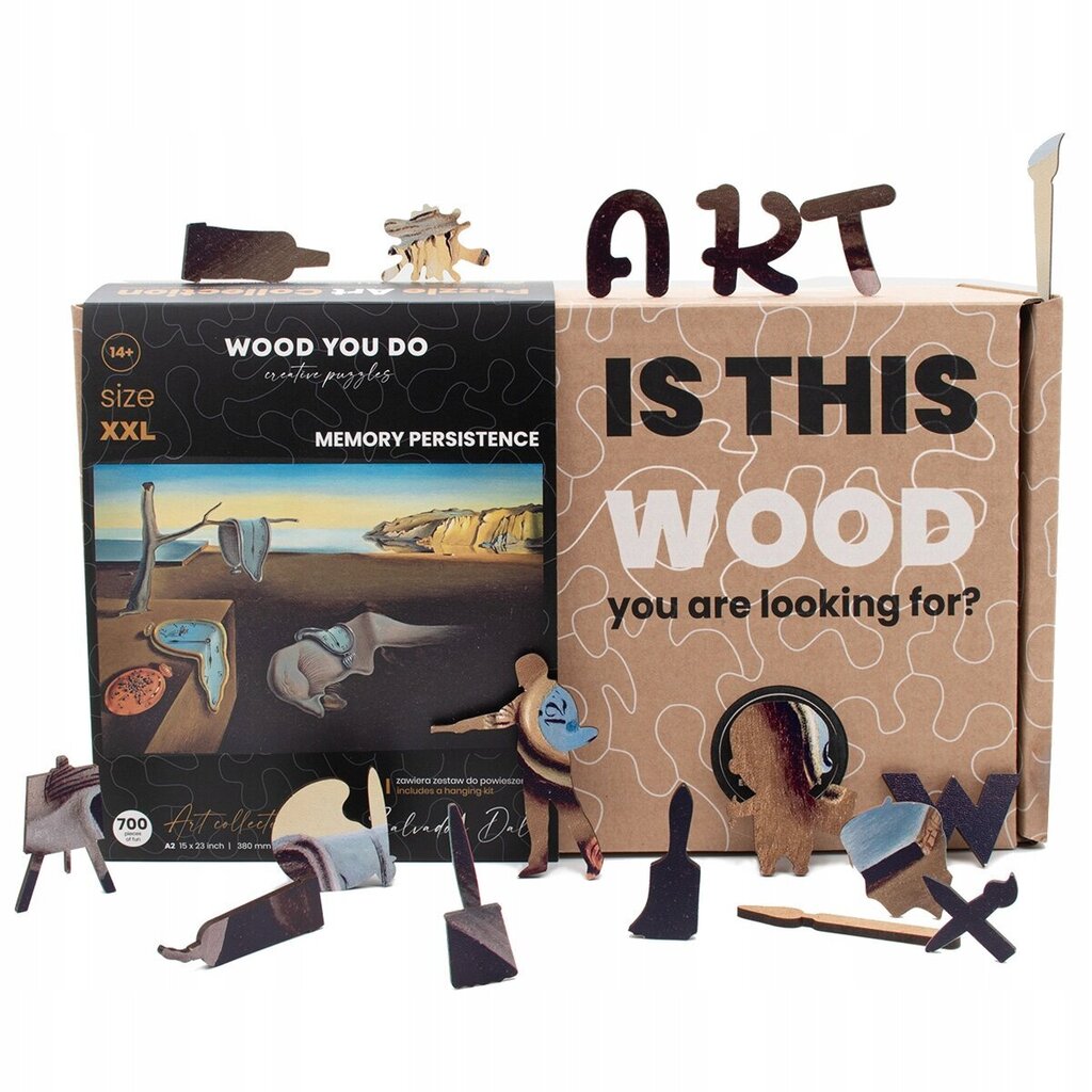 Koka puzle Salvadors Dalī Atmiņas noturība Wood You Do, 700 d. цена и информация | Puzles, 3D puzles | 220.lv