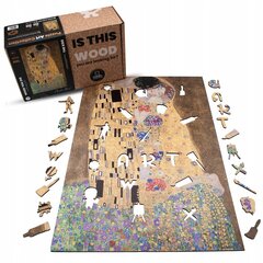 Koka puzle Gustavs Klimts Skūpsts Wood You Do, 700 d. цена и информация | Пазлы | 220.lv