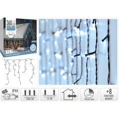 Led spuldzes, 360 led, vēsas krāsas cena un informācija | Ziemassvētku lampiņas, LED virtenes | 220.lv