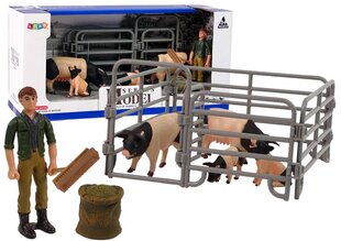 Figūriņu komplekts Cūku ferma Lean Toys Animal Series cena un informācija | Rotaļlietas zēniem | 220.lv