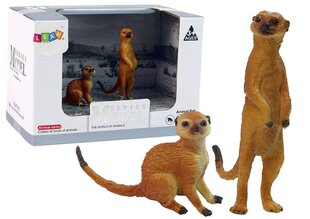 Figūriņu komplekts Surikāti Lean Toys Animal Series, 2 gab. cena un informācija | Rotaļlietas zēniem | 220.lv