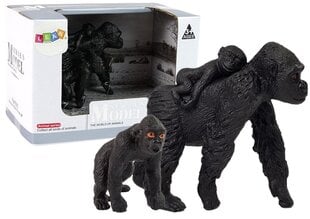 Figūriņu komplekts Gorillas Lean Toys Animal Series, 3 gab. cena un informācija | Rotaļlietas meitenēm | 220.lv