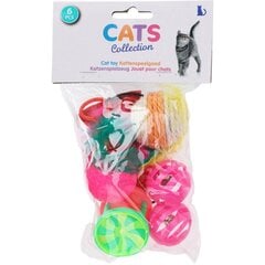 Kaķu rotaļlietu komplekts, 6 gab. цена и информация | Игрушки для кошек | 220.lv