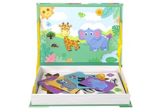 Magnētiskais spēļu komplekts Dzīvnieki Color Day Magnetic Book, 47 + 6 d. цена и информация | Развивающие игрушки | 220.lv