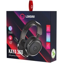 Lorgar Kaya 360, Black cena un informācija | Austiņas | 220.lv