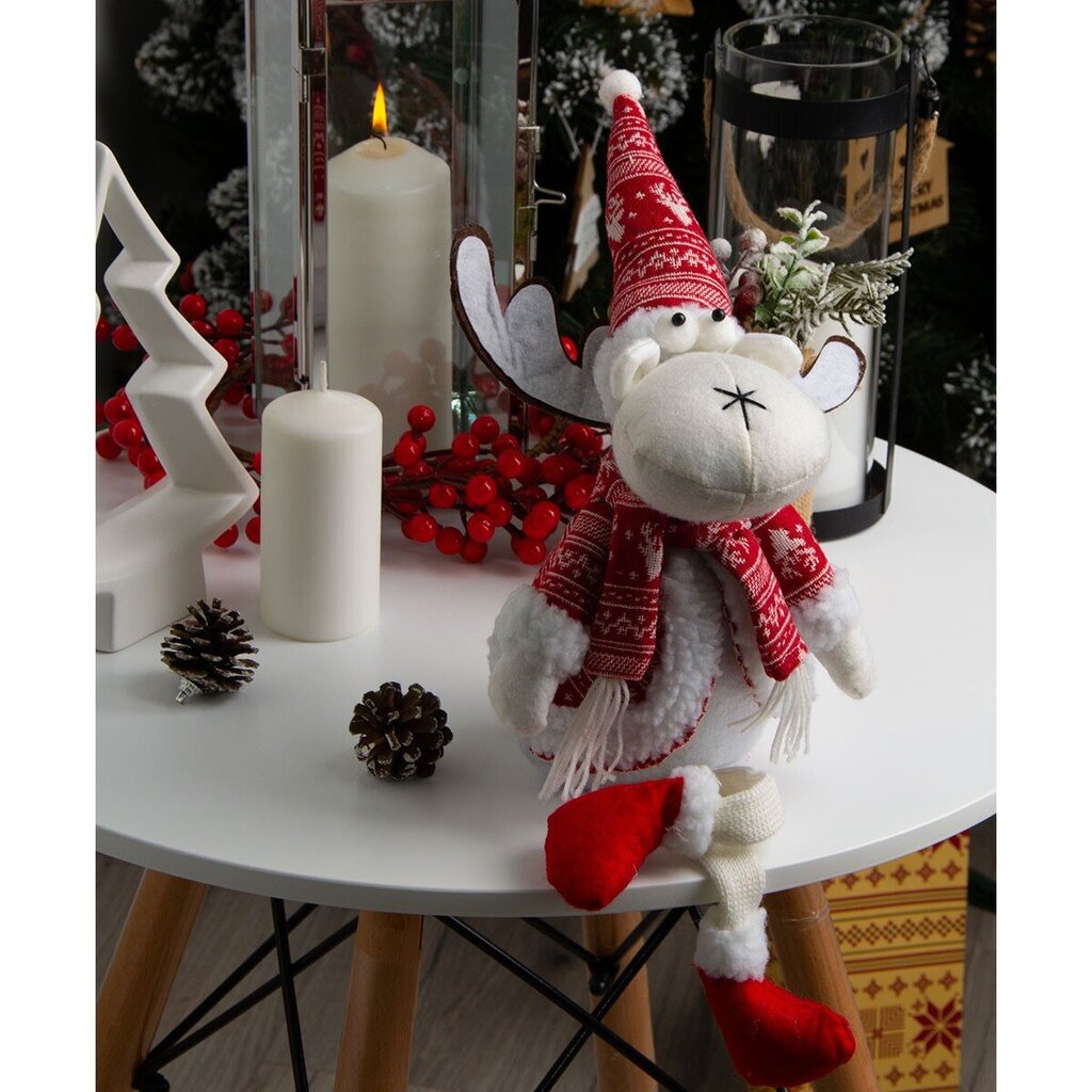Ziemassvētku ziemeļbriedis, 55cm цена и информация | Ziemassvētku dekorācijas | 220.lv