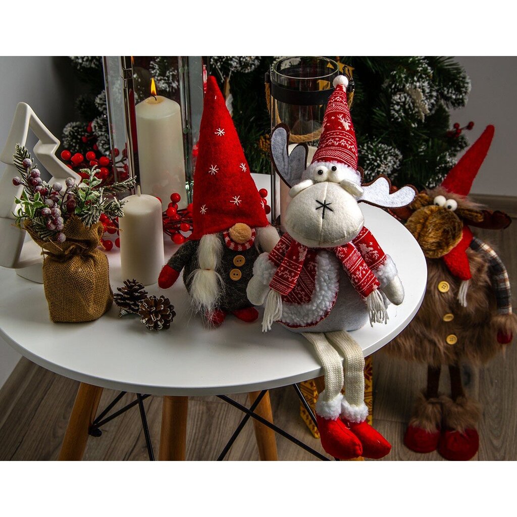 Ziemassvētku ziemeļbriedis, 55cm cena un informācija | Ziemassvētku dekorācijas | 220.lv