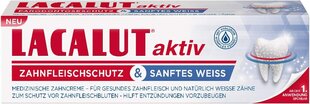 Лакалут Активная защита десен и нежная белая зубная паста, 75 мл зубной пасты, сразу же заметное затяжение и консолидация десен, зубная паста для естественных белых зубов, 3 х 75 мл цена и информация | Зубные щетки, пасты | 220.lv