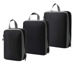 Čemodāna organizators Compression Packing Cubes, 3 gab. цена и информация | Чемоданы, дорожные сумки  | 220.lv