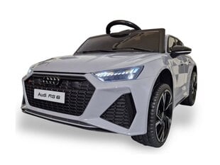 Vienvietīgs elektromobilis bērniem Audi RS6 12v, melns cena un informācija | Bērnu elektroauto | 220.lv