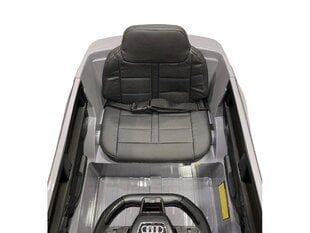 Электромобиль детский Audi RS6 12v, с музыкальным модулем глянцевый серый цена и информация | Электромобили для детей | 220.lv