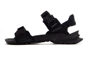 Sandales vīriešiem Adidas Hydroterra ID4269, melnas cena un informācija | Vīriešu iešļūcenes, čības, sandales | 220.lv