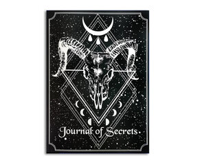 Piezīmju grāmata Wolf Kult Journal of Secrets, A5, 93 lp. cena un informācija | Burtnīcas un papīra preces | 220.lv