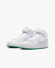Nike Обувь Court Borough Mid 2 White Grey Green CD7782 115 CD7782 115/5 цена и информация | Детская спортивная обувь | 220.lv
