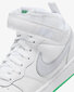 Nike Apavi Court Borough Mid 2 White Grey Green CD7782 115 CD7782 115/5 cena un informācija | Sporta apavi bērniem | 220.lv