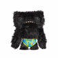 Plīša briesmonis Fuggler Funny Ugly Monster, Wide Eyed Weirdo, melns, 22 cm cena un informācija | Mīkstās (plīša) rotaļlietas | 220.lv