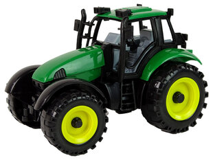 Rotaļu lauksaimniecības traktors ar atveramu pārsegu Lean Toys Ideal Farm , zaļš cena un informācija | Rotaļlietas zēniem | 220.lv