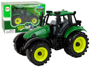 Rotaļu lauksaimniecības traktors ar atveramu pārsegu Lean Toys Ideal Farm , zaļš cena un informācija | Rotaļlietas zēniem | 220.lv