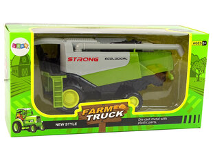 Rotaļu lauksaimniecības kombains Lean Toys Farm Truck Strong Ecological, zaļš cena un informācija | Rotaļlietas zēniem | 220.lv