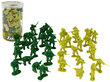Figūriņu militārais komplekts Karavīri J'Army Soldiers, zaļi, 40 gab. cena un informācija | Rotaļlietas zēniem | 220.lv