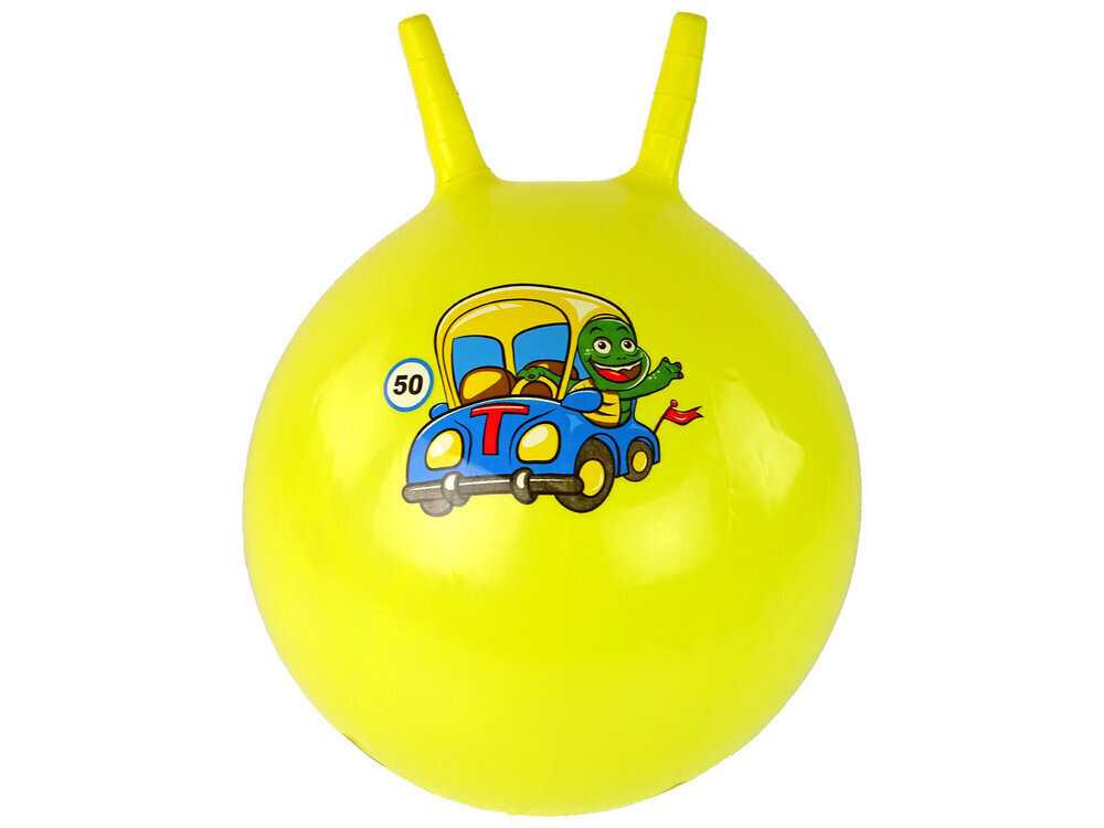 Lecambumba Lean Toys Bruņurupucis automašīnā, dzeltena, 45 cm cena un informācija | Ūdens, smilšu un pludmales rotaļlietas | 220.lv