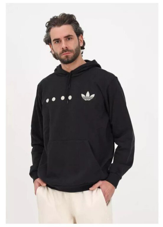 Vīriešu džemperis Adidas, melns цена и информация | Vīriešu džemperi | 220.lv