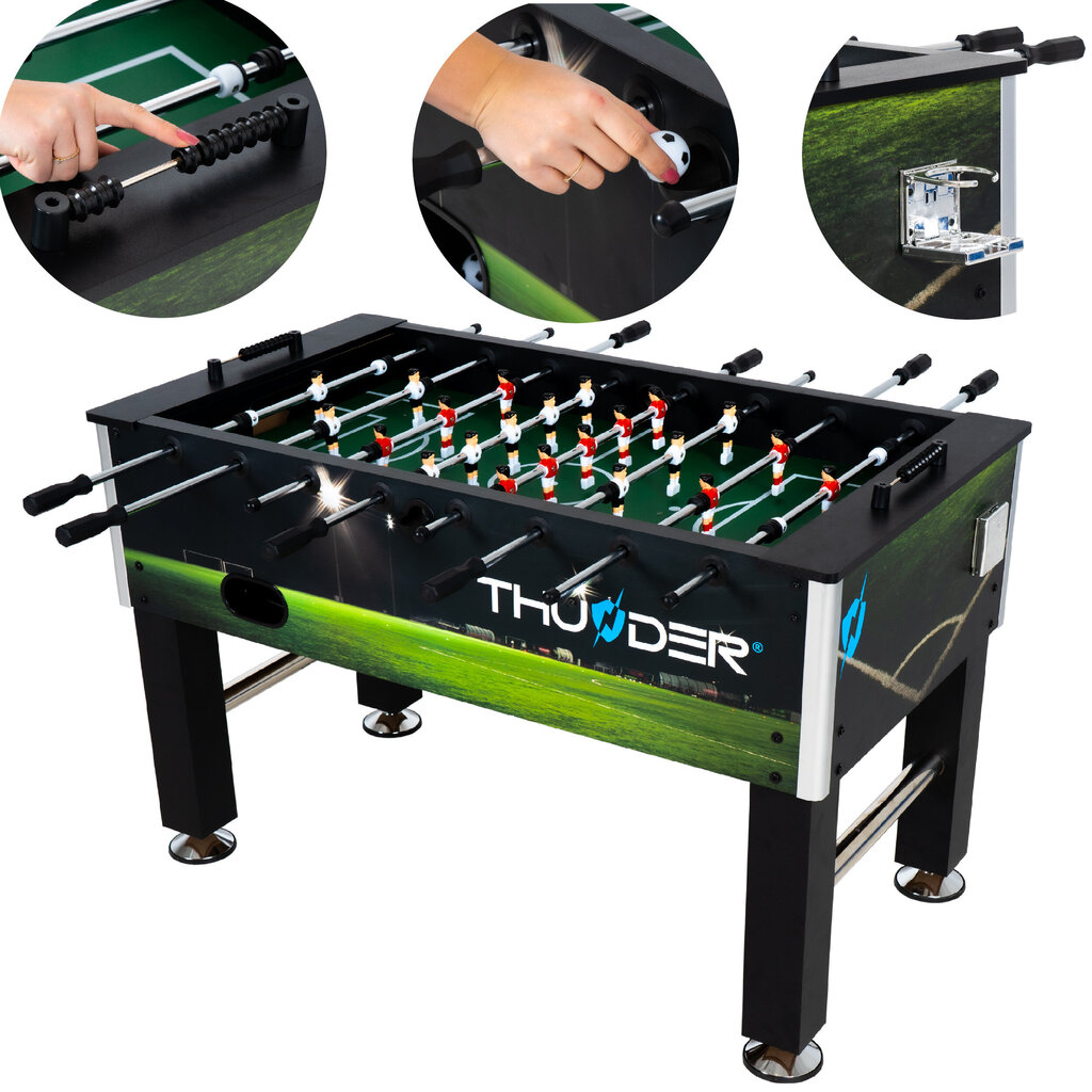 Galda futbols Thunder Sport 5Ft cena un informācija | Galda futbols | 220.lv