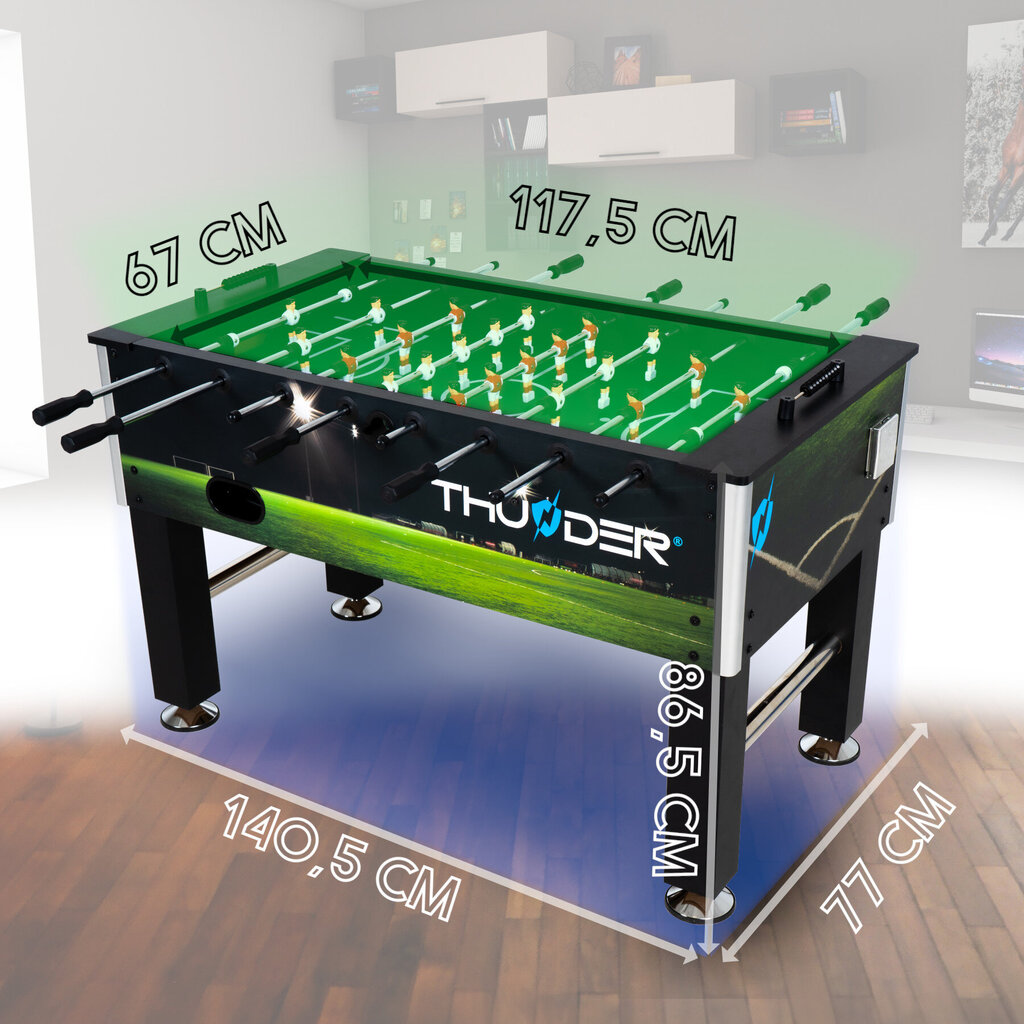 Galda futbols Thunder Sport 5Ft cena un informācija | Galda futbols | 220.lv