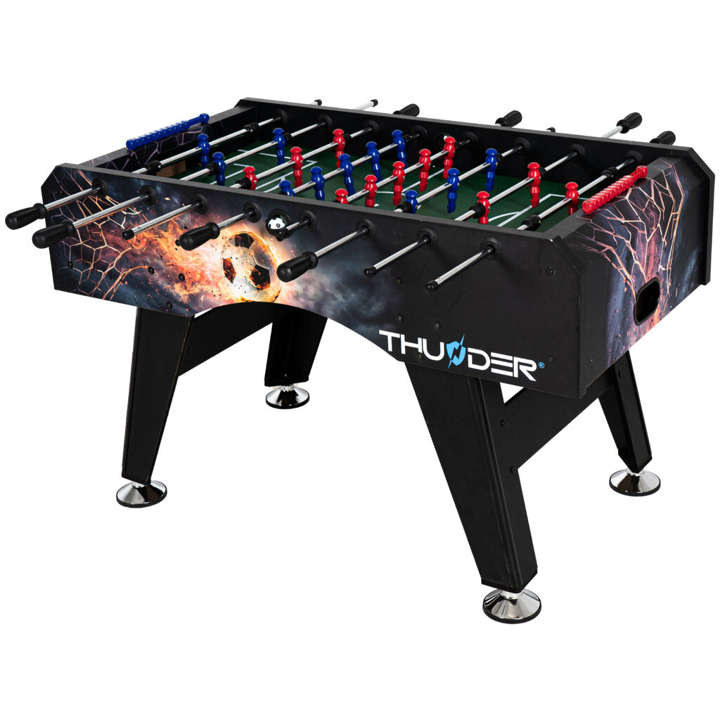 Galda futbols Thunder Fireball 5Ft cena un informācija | Galda futbols | 220.lv