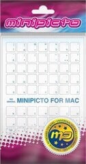 Наклейки для клавиатуры Minipicto RUS KB-MAC-CLRRU-BLUE-G, глянцевый синий цена и информация | Клавиатуры | 220.lv