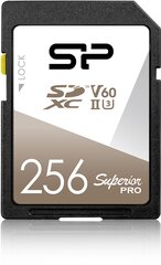 Silicon Power atmiņas karte SDXC 256GB Superior Pro UHS-II cena un informācija | USB Atmiņas kartes | 220.lv