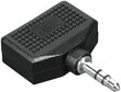 Vivanco adapteris 3,5mm - 2x3,5mm Audio 46514 cena un informācija | Adapteri un USB centrmezgli | 220.lv
