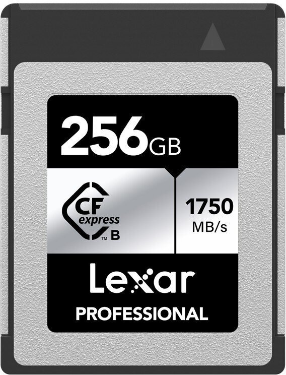 Lexar atmiņas karte CFexpress 256GB Professional Type B Silver цена и информация | Atmiņas kartes mobilajiem telefoniem | 220.lv