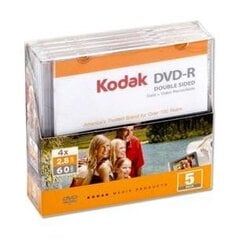 Kodak DVD-R 2,8 GB 4x Mini Slim cena un informācija | Vinila plates, CD, DVD | 220.lv