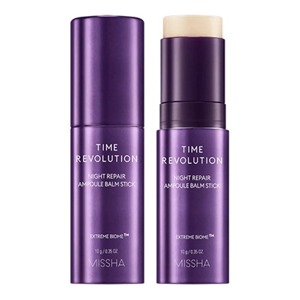 Pretgrumbu balzams Missha Time Revolution Night Repair Ampoule Balm Stick, 10 ml cena un informācija | Serumi sejai, eļļas | 220.lv