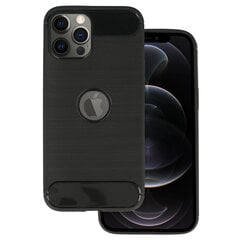 Задний чехол Carbon iPhone 12/12 Pro, черный цена и информация | Чехлы для телефонов | 220.lv