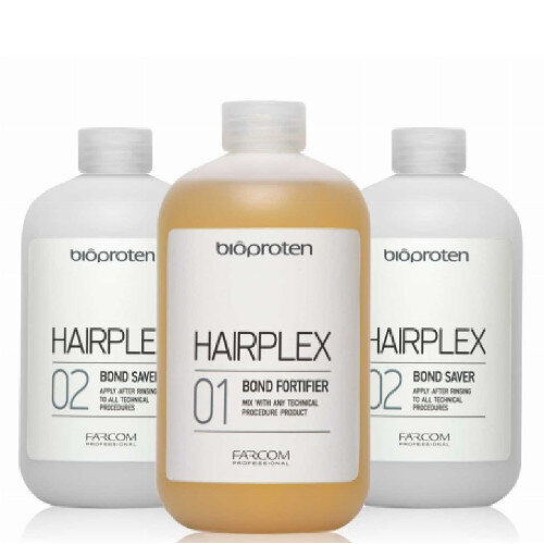 Matu aizsardzības komplekts Farcom Bioproten Hairplex, 3x525 ml cena un informācija | Kosmētika matu stiprināšanai | 220.lv