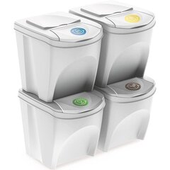 контейнер для мусора 25 л sortibox, 4 шт. цена и информация | Мусорные баки | 220.lv