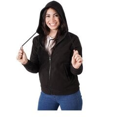 Женская флисовая кофта с капюшоном Polar Fleece, Nero цена и информация | Женские толстовки | 220.lv