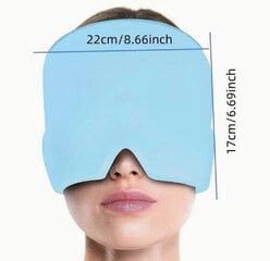 Маска на голову для облегчения мигрени, голубая цена и информация | Массажеры для лица, инструменты для чистки лица | 220.lv
