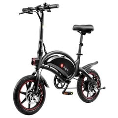Elektriskais velosipēds DYU D3F 14", melns цена и информация | Электровелосипеды | 220.lv