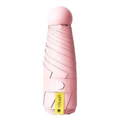 Маленький карманный зонтик, розовый цена и информация | Женские зонты | 220.lv